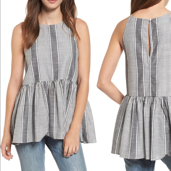 bp Tops - BP Halter Peplum Top